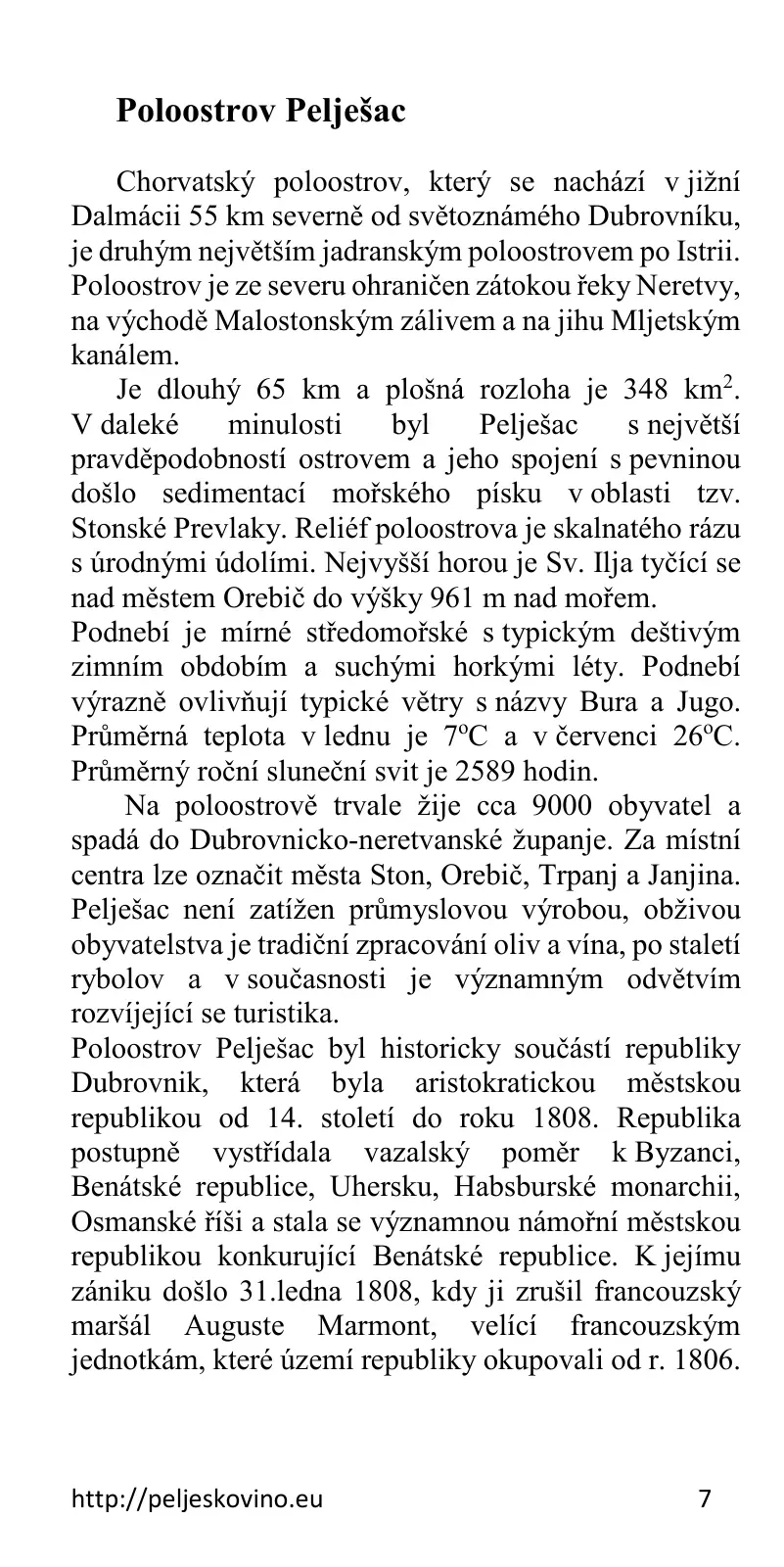 Strana 7: Poloostrov