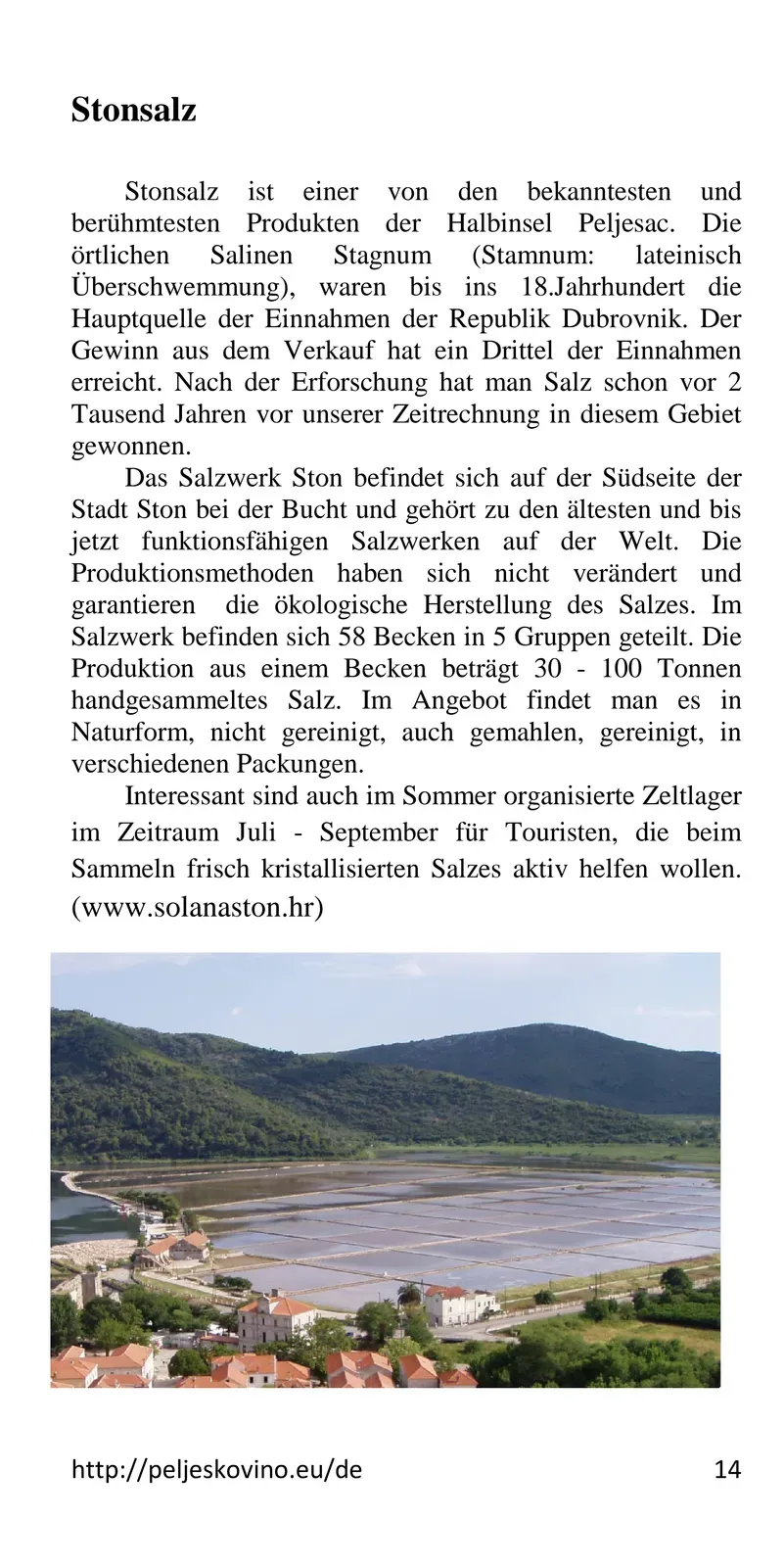 Seite 14: Salz